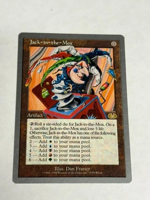 MTG English Jack-in-the-Mox NM Normal Unglued Free Shipping! - Image 1 of 2
