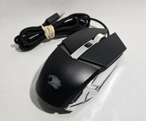 Ratón para juegos iBuyPower con cable KB-IBP-014 probado en muy buena condición USB - Imagen 1 de 19