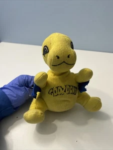 Vintage 1979 Godzooky Godzilla Kaiju Plush Knickerbocker Hanna-Barbera 8" Yellow - Picture 1 of 8
