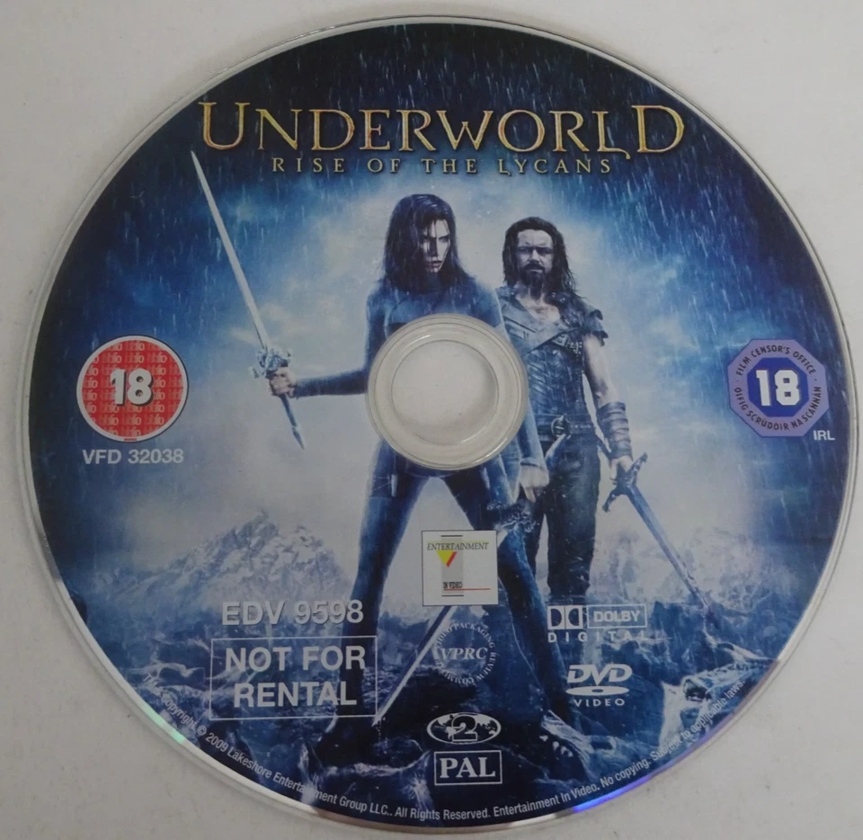 Underworld - Rise Of The Lycans (DVD, 2009) DISC ONLY - Image 1 of 1