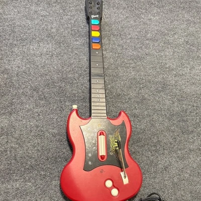Guitar Hero Playstation 2 PS2 Red Octane Wired Guitar Controller Tested - Image 1 of 4
