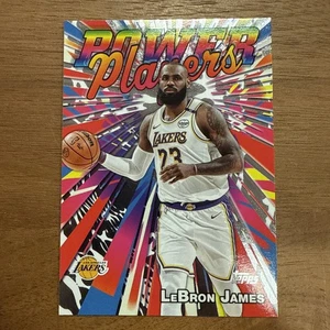 2025-26 Topps Basketball LeBron James Power Players Insert Lakers SP - Picture 1 of 3