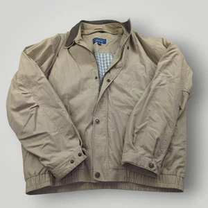 Vintage London Fog 2XLT Limited Edition Khaki Tan Harrington Bomber Jacket - Picture 1 of 14