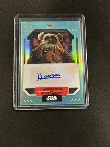 2023 Star Wars Topps Finest Harrison Davis As Pommet Warrick Auto /199 - Picture 1 of 2