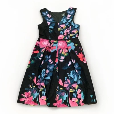 Adrianna Papell Women's Sleeveless Floral Fit & Flare Dress Size 14 - Image 1 of 3