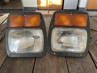 Par de luces de cabeza de quitanieves Meyer de colección para camión Foto 1 de 4