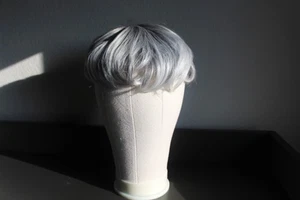 BECUS Grau Haar Topper Ausdünnender Pony 360 3D Cover 6,5x6 Perücke mit Pony - Bild 1 von 4