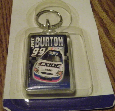 JEFF BURTON #99 NASCAR ACRYLIC KEYCHAIN NEW IN PACKAGE Cover