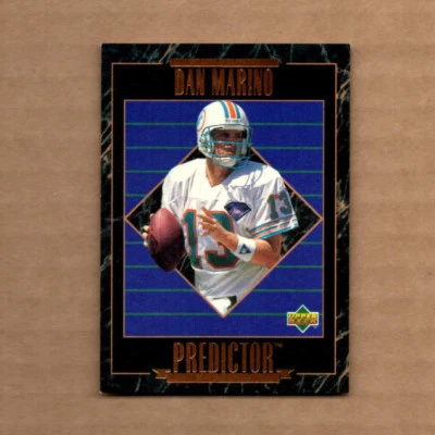 1995 Upper Deck Predictor League Leaders #RP1 Dan Marino Miami Dolphins  - Image 1 of 2