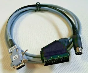 Video cable Commodore 128 C128 64 RGBI 40 80 colonne 16 colors SCART -RARE (NEW) - Imagen 1 de 9
