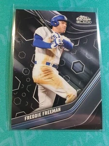 2023 Topps Chrome Black Freddie Freeman #72 Los Angeles Dodgers - Picture 1 of 2