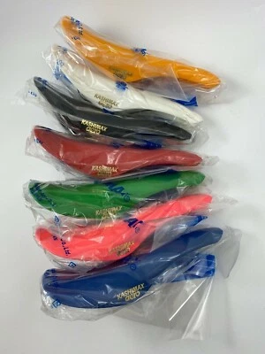 Kashimax AERO saddle - Old School BMX - Black Red Blue Yellow Pink Green White - Image 1 of 4