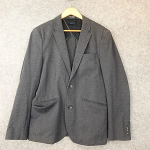 Stretch Performance Sport Coat Mens 40R Small PERRY ELLIS Gray Slim Light Blazer - Picture 1 of 21