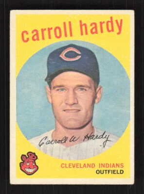 Carroll Hardy 1959 Topps Cleveland Indians #168 - Image 1 of 2