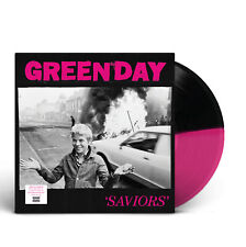 Green Day Saviors (Magenta & Black Color Split Vinyl w/24"x36" Poster, Indie Exc