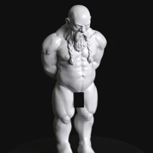 Male Dwarf Slave 36 - 28mm Scale Resin Miniature by Manufaktura - Picture 1 of 5