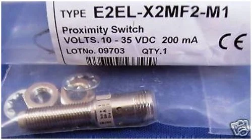 Omron Proximity Switch E2EL-X2MF2-M1 10-35V DC 200mA PNP / NO NEW - Image 1 of 1