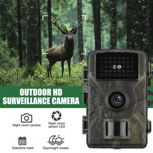 Wildkamera mit Nachtsicht Bewegungsmelder 1080P Wildtierkamera Jagdkamera Kamera - Bild 1 von 11
