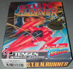 STUN / S.T.U.N. RUNNER - DOMARK - AMSTRAD CPC / SCHNEIDER - CASSETTE - RARE - Picture 1 of 3