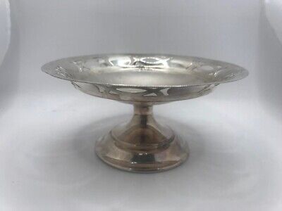 Stunning Vintage Silver Plated Comport Bon Bon Dish / Tazzar - Hallmarked BSC • 1£
