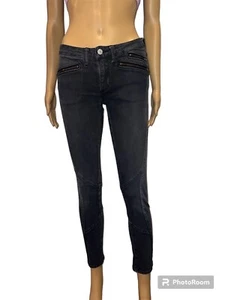EVISU SCHWARZ Denim Wash SKINNY JEANS GRÖSSE 26x28 - Bild 1 von 6