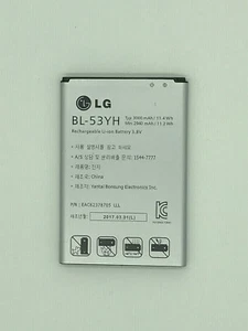 New 3000mAh Original Genuine Battery For LG G3 D850 D855 VS985 F400 BL-53YH - Picture 1 of 3
