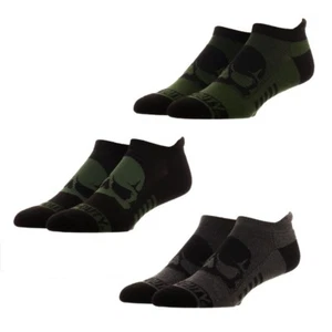 Call of Duty Ankle Socks 3 Pairs Men's Athletic Active Set Skull Game Gaming War - Picture 1 of 4