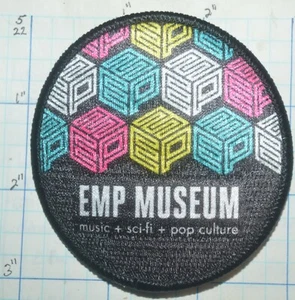 EMP MUSEUM SEATTLE WASHINGTON (NOW MOPOP) POP CULTURE MUSIC SCI-FI WOVEN PATCH - Picture 1 of 1