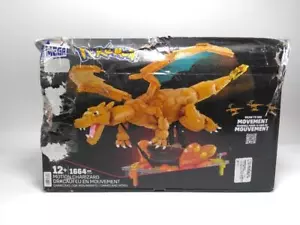 MEGA Pokémon Building Toys Set Motion Charizard DAMAGED BOX - Picture 1 of 9