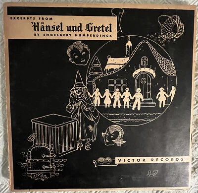 HANSEL UND GRETEL BY ENGLEBERT HUMPERDINCK 3 Set 78 RPM RECORDS N- - Image 1 of 4