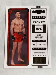 2023 Panini Chronicles Contenders UFC Mike Malott Rookie RC #105