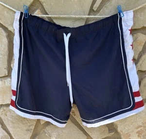 BREAKWATER Swim Trunks Swimsuit XXL Red White Blue 4th of July Excellent - Picture 1 of 5