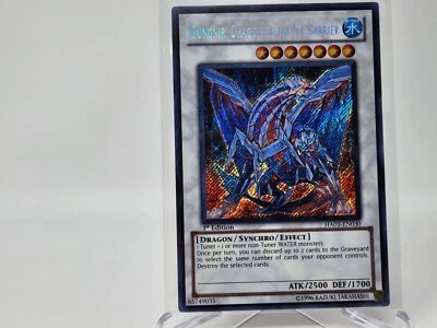 YuGiOh Gungnir, Dragon of the Ice Barrier HA03-EN030 1st Edition Secret Rare NM - Image 1 of 2