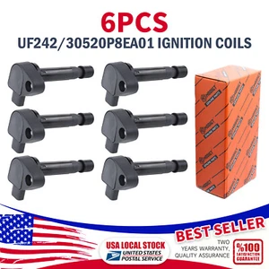 6 Pcs Ignition Coil For Acura TL 2001 2003 2004 2005 2006 2007 2008 RL CL UF242 - Picture 1 of 17
