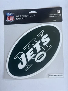 New York Jets 8"x8" Perfect Cut Car Decal [NEW] NFL Auto Sticker Emblem - Picture 1 of 2