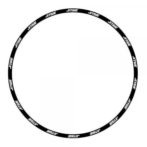 JITSIE TRIALS BIKE WHEEL RIM STICKER KIT BLACK BETA SHERCO GAS GAS SCORPA 4RT - Picture 1 of 2