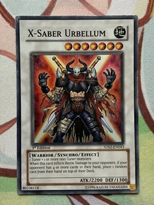 X-Saber Urbellum 5DS2-EN043 Super Rare 1st Ed. - LP/MP - Picture 1 of 2
