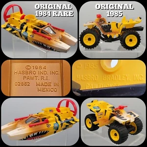 GI JOE Tiger Force TIGER SHARK + ATV SET Hasbro ARAH Vintage Cobra 1984 -85 RARE - Picture 1 of 24