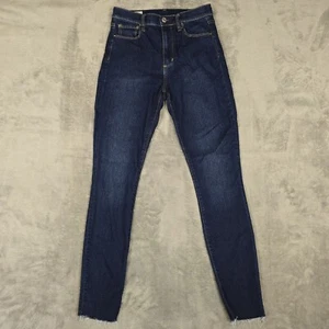 Gap Jeans Womens 25/0r Jegging High Rise Dark Wash  26 x 26 - Picture 1 of 17