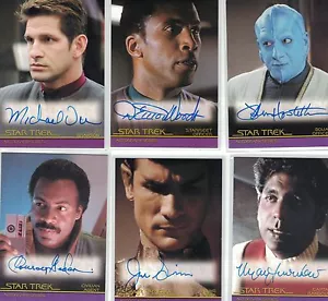 Star Trek Movies Heroes & Villains (2011): 2x Autograph Cards  freie Auswahl  - Picture 1 of 1