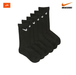 Nike Dri-fit Crew Socks 3-Pack Youth Boy's XXS XS - Picture 1 of 34