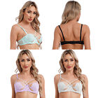 Womens Top Cutout Bras Party Bra Strappy Lingerie Soft Underwear Push Up Sexy