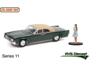 1965 Lincoln Continental Convertible with Woman Greenlight 1:64 Diecast - Picture 1 of 1