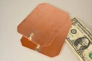 Coppia piedini per macchina Rife in rame calibro pesante per GB4000 e altri - Foto 1 di 9