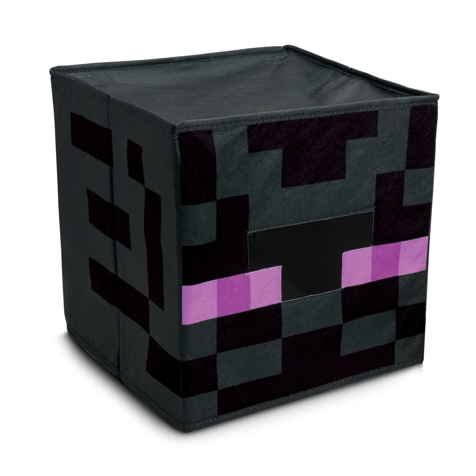 Enderman Block Head Minecraft Costume Accessory Kids Mask Officially Licensed - Image 1 of 4