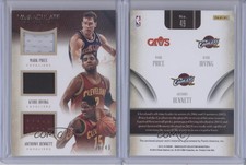 2013 Immaculate Trios Materials /49 Anthony Bennett Kyrie Irving #49 Rookie RC