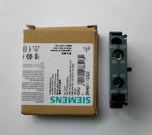 SIEMENS Contactor Accessories Auxiliary Contact 3RH6911-1DA20 Side Mount - Picture 1 of 2