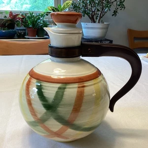Vintage Metlox Vernonware Homespun Coffee Pot - Picture 1 of 10