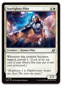 Starfighter Pilot #38 (NM) Edge of Eternities EOE Magic MTG - Picture 1 of 2