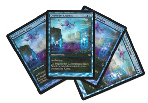 4x DICTATE OF KRUPHIX Foil DCI Full Art GERMAN Game Day NM x4 - Imagen 1 de 1